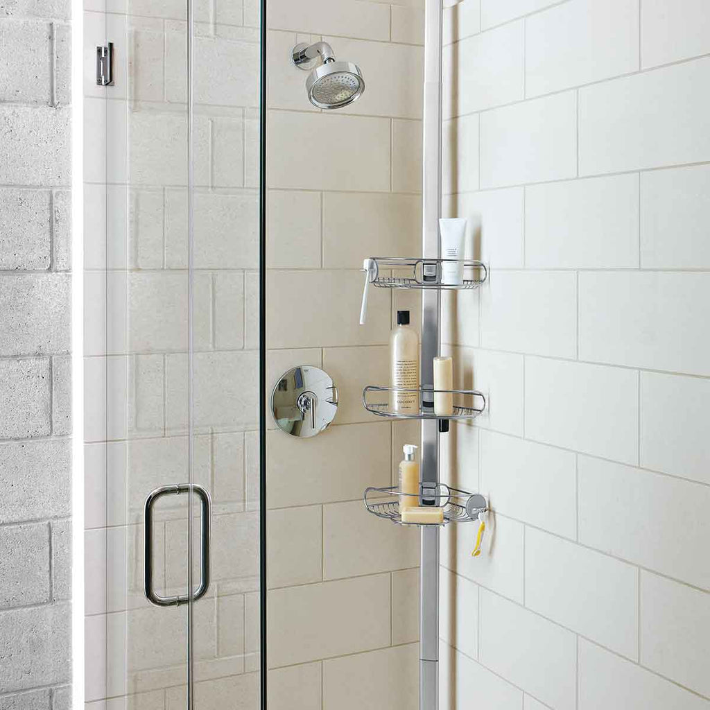 Tension Shower Caddy. 8 Ft.